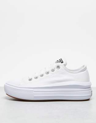 Converse white & gold chuck taylor all cheap star craft ox trainers