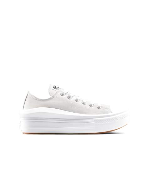 Converse Chuck taylor all star move platform in barely grey/white/black - view 1