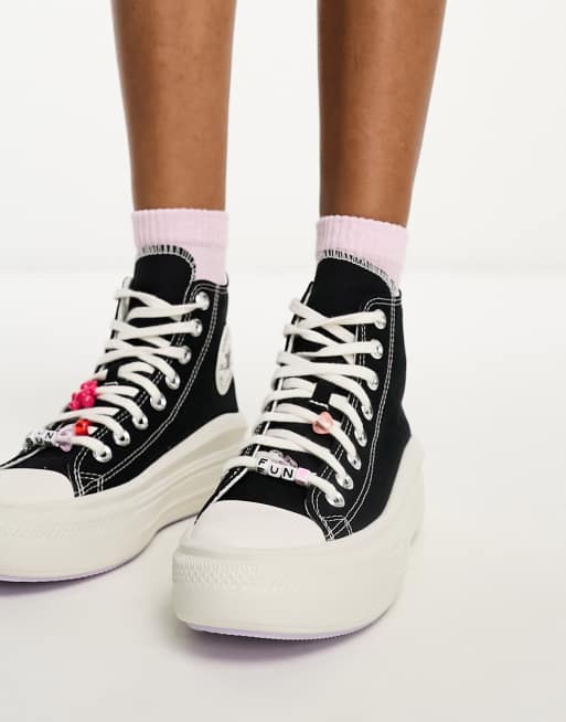 Converse - Chuck Taylor All Star Move Pop Words - Baskets - Noir, 4 de 4
