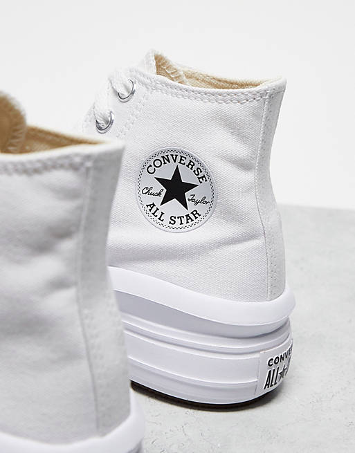 Converse - Chuck Taylor All Star Move - Sneakers alte avorio طياره رسم