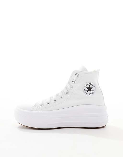 converse alte avorio طياره رسم Converse - Chuck Taylor All Star Move - Sneakers alte avorio طياره رسم