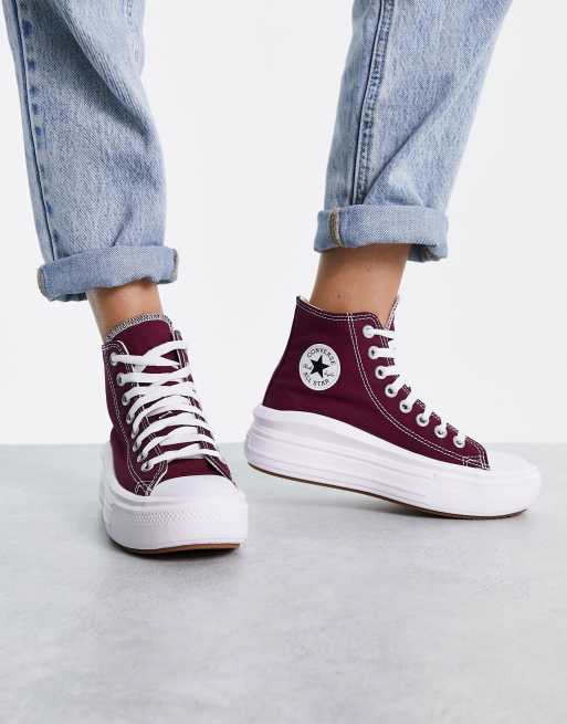 Burgundy converse clearance outfits