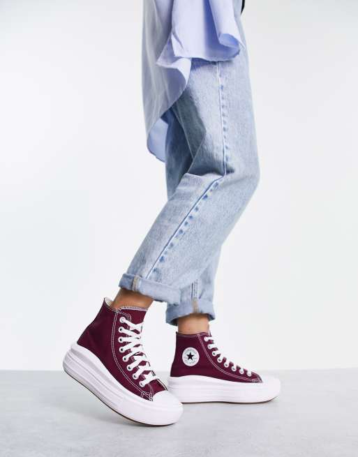 Converse Taylor All Star trainers in burgundy |