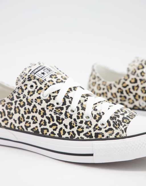 Converse cheetah sneakers best sale