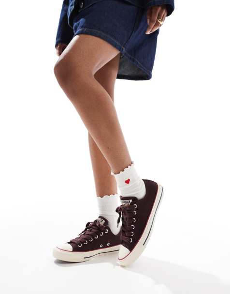 Converse - Chuck Taylor All Star Ox - Baskets à liserés - Bordeaux - view 1