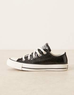 Chuck taylor all star ox - Baskets - Noir métallisé-Argenté 41.5