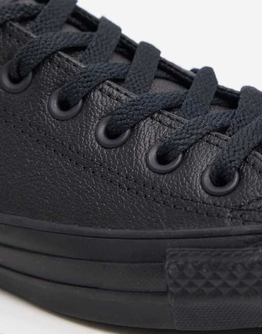 Converse black all star oxford mono trainers best sale