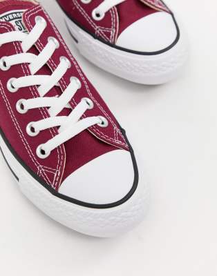 converse all star ox burgundy