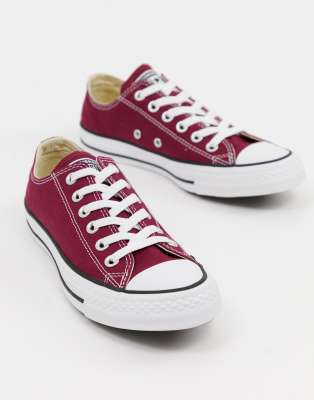 burgundy chucks