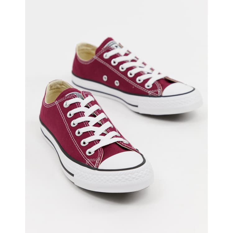 Converse ox clearance maroon