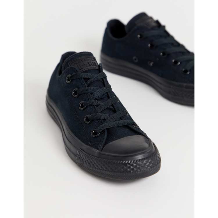 Converse Chuck Taylor All Ox sneakers in black mono ASOS