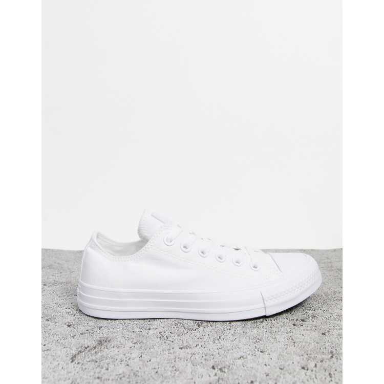 Chuck taylor all outlet star ox white mono