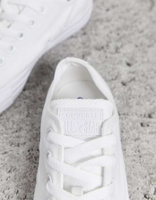 White all star oxford mono outlet trainers