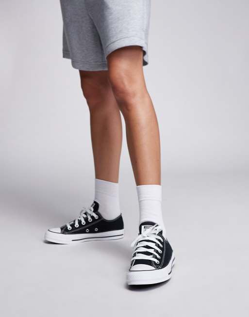 Converse - Chuck Taylor All Star Ox - Canvas sneakers in zwart, 2 van 5