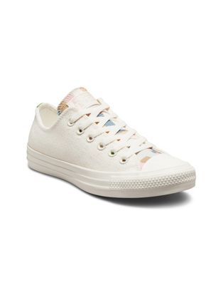 Converse Chuck Taylor All Star Ox Crafted Folk canvas sneakers in egret |  ASOS