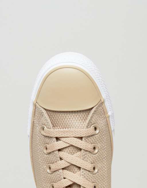 converse chuck taylor all star ox plimsolls in brown