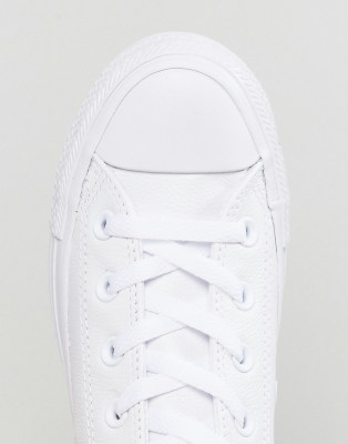 converse chuck taylor all star ox leather trainers