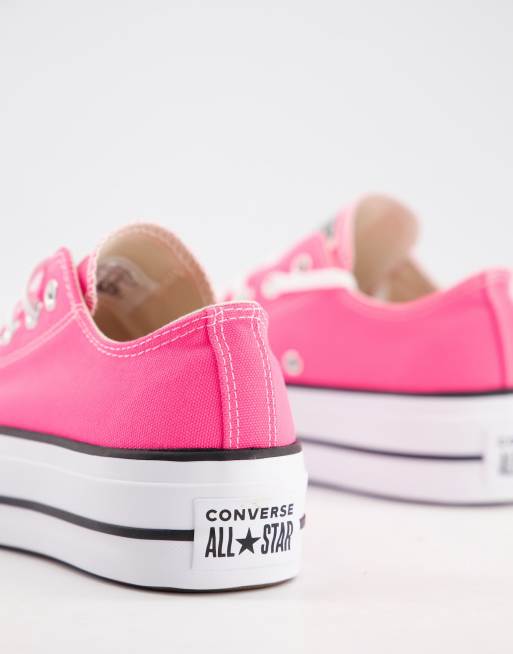 Converse Chuck Taylor All Star Ox Lift Ox trainers in pink