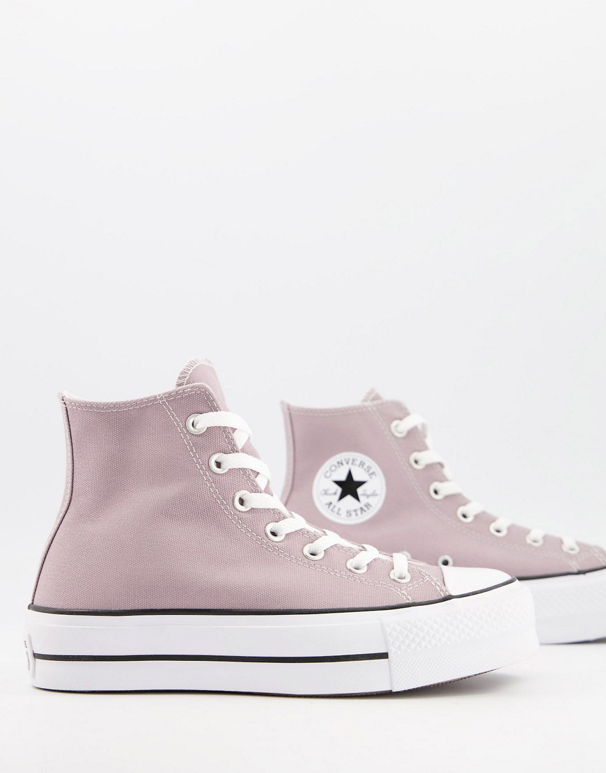 Converse Chuck Taylor All Star Ox Lift sneakers in amethyst gray-Grey
