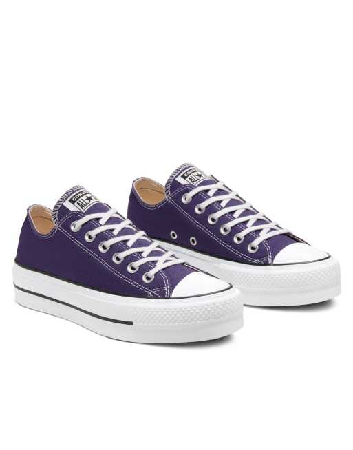 Converse Chuck Taylor All Star Ox Lift sneakers in japanese eggplant