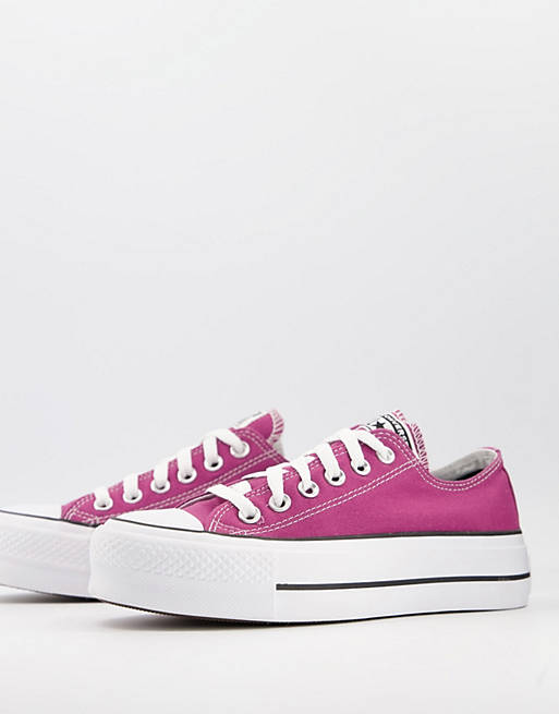 Converse Chuck Taylor All Star Ox Lift sneakers in mesa rose ستايلز