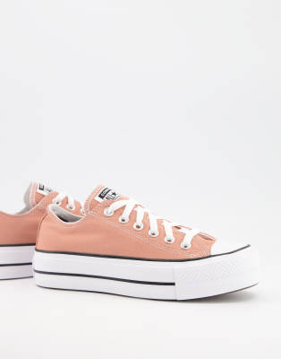 chuck taylor all star lift sneaker rose gold