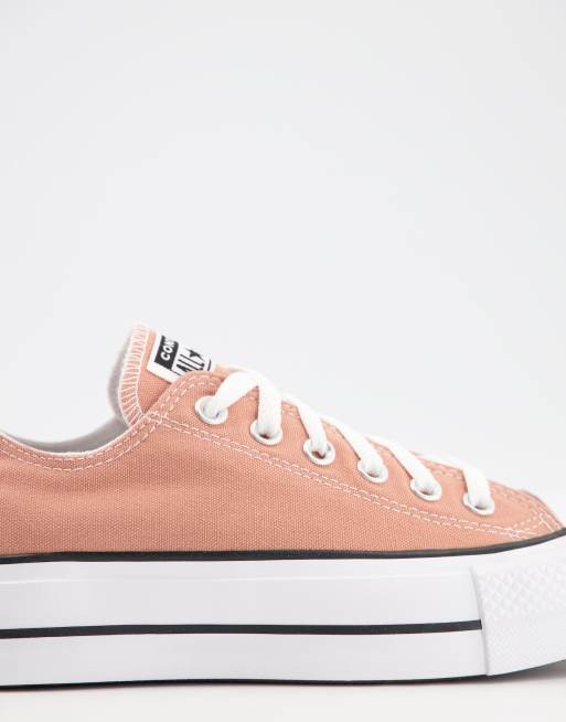 Converse rose sale gold eyelets ox