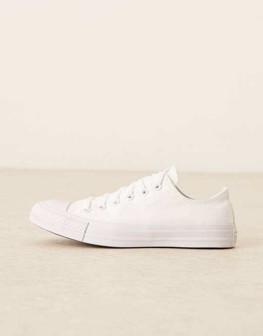 Converse Chuck Taylor - All Star Ox - Monokrome hvide sneakers, 2 af 5