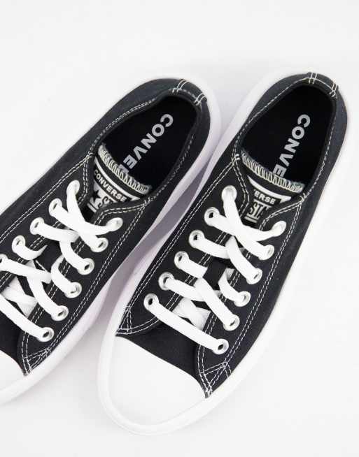 ingeniørarbejde Milliard Indsprøjtning Converse Chuck Taylor All Star Ox Move canvas platform sneakers in black |  ASOS