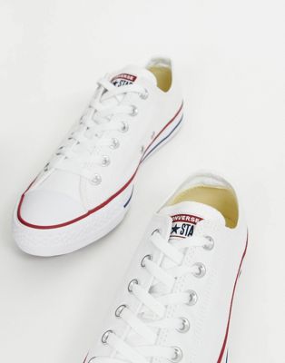 converse all star ox plimsolls in white