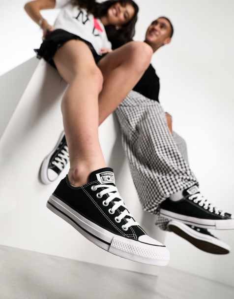 Converse – Chuck Taylor All Star Ox – Schwarze Sneaker - view 1