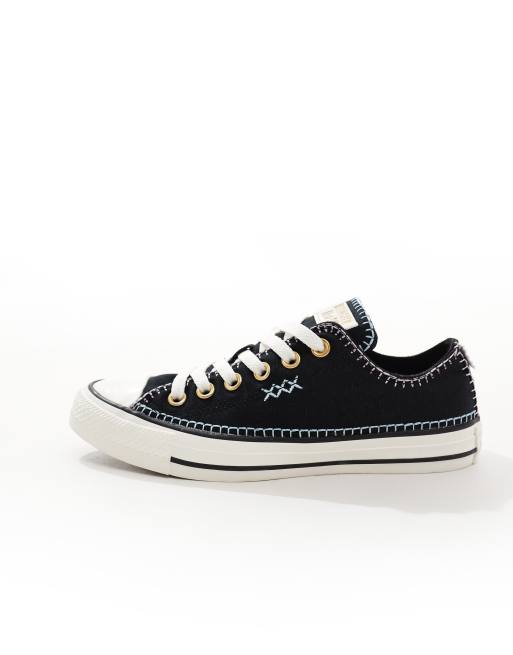 Converse chuck taylor all star low ox sneakers black deals