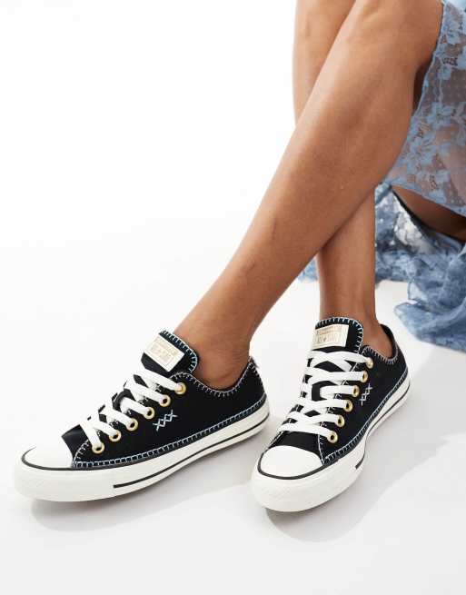 Converse Chuck Taylor All Star Ox Sneaker in Schwarz