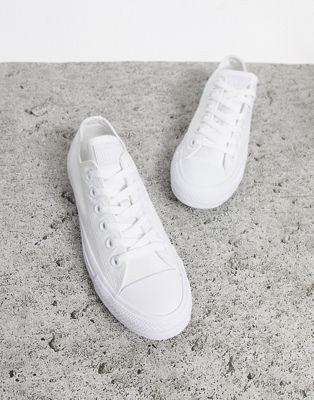 Converse - Chuck Taylor All Star Ox - Sneakers bianche monocromatiche | ASOS