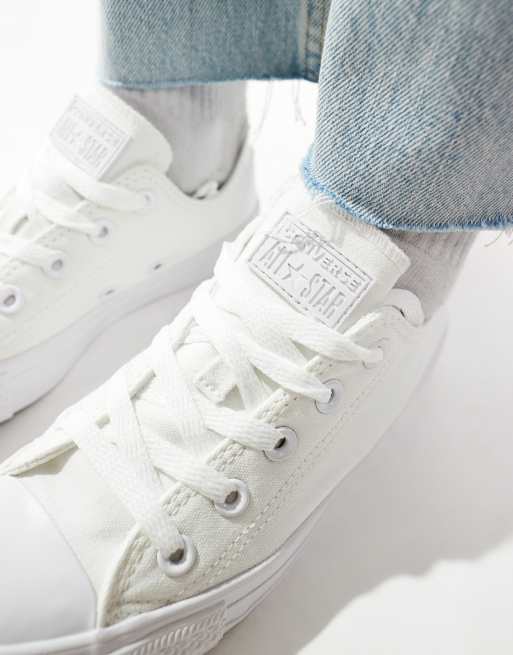 Converse bianche 38 5 hotsell