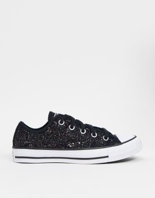 black converse sparkle