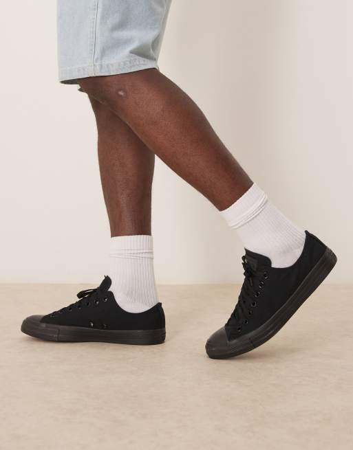 converse mono ox black