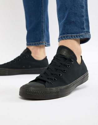 Converse chuck taylor all star ox sneakers in black | ASOS
