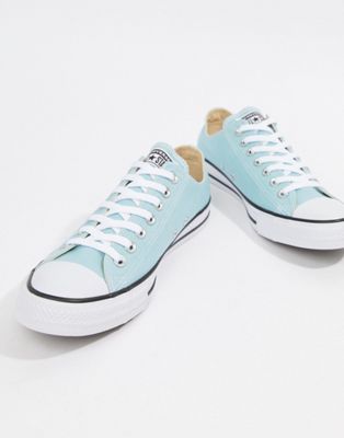 Converse Chuck Taylor All Star Ox Sneakers In Light Blue 160460C | ASOS