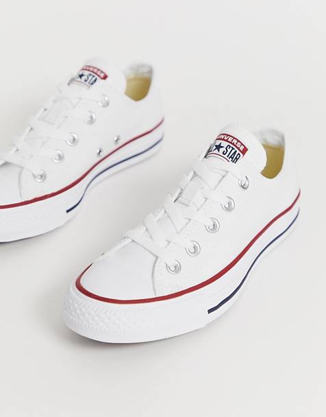 Converse Chuck Taylor All Star Ox sneakers in optical white