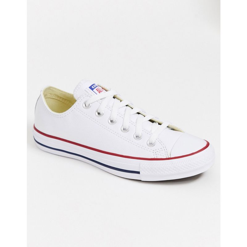 Converse - Chuck Taylor All Star Ox - Sneakers in pelle bianca