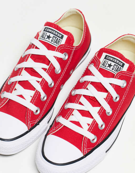 Converse - Chuck Taylor All Star Ox - Sneakers rosse, 2 di 4