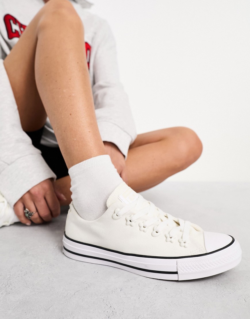 Chuck Taylor All Star Ox sneakers with star gem in white