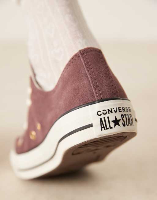 Converse Chuck Taylor All Star Ox suede sneakers in brown | ASOS