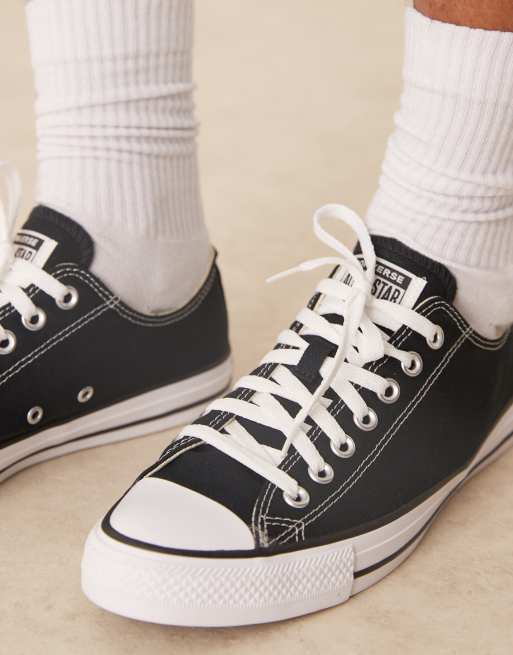 Converse – Chuck taylor all star ox – Svart sneakers, 4 av 5