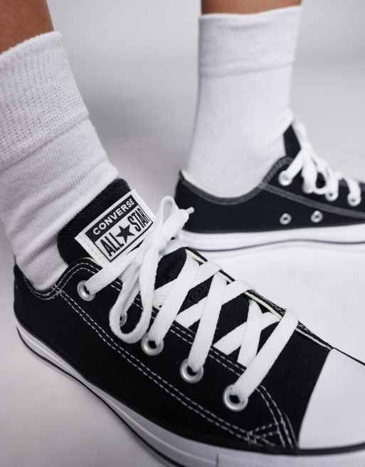 Converse – Chuck Taylor All Star Ox– Svarta sneakers i kanvas, 3 av 5