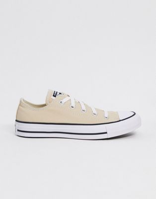 Converse Chuck Taylor All Star ox trainers in beige | ASOS