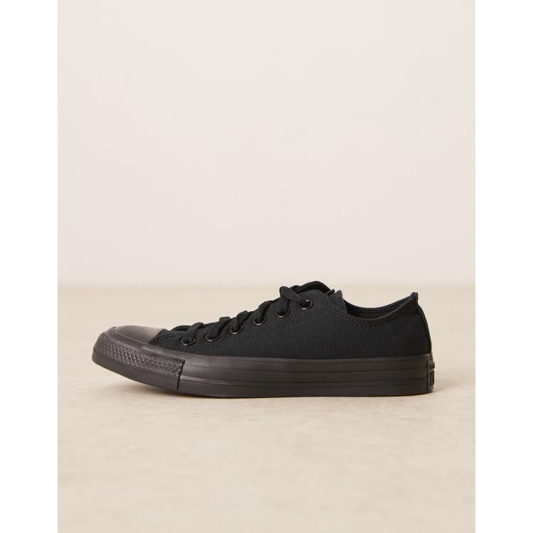 Converse Chuck Taylor All Star Ox trainers in black mono ASOS