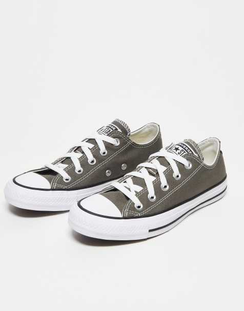 Converse Chuck Taylor All Star Ox trainers in charcoal - view 1