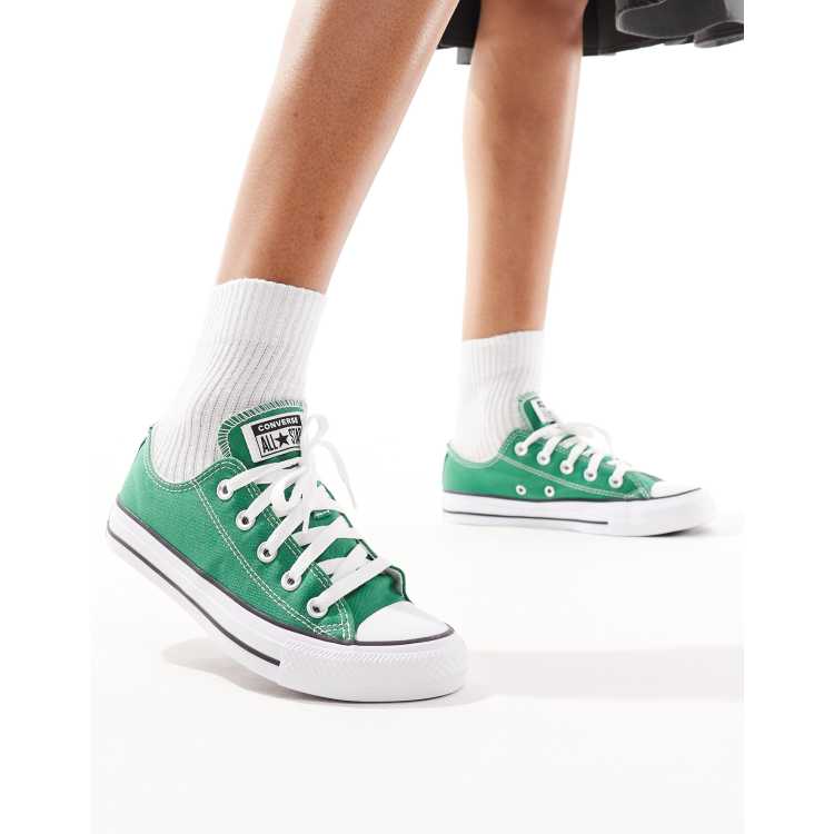 国内配送 CONVERSE ALL STAR (R) NU OX GREEN Converse Chuck Taylor All Star Low-Top Sneaker - Amazon